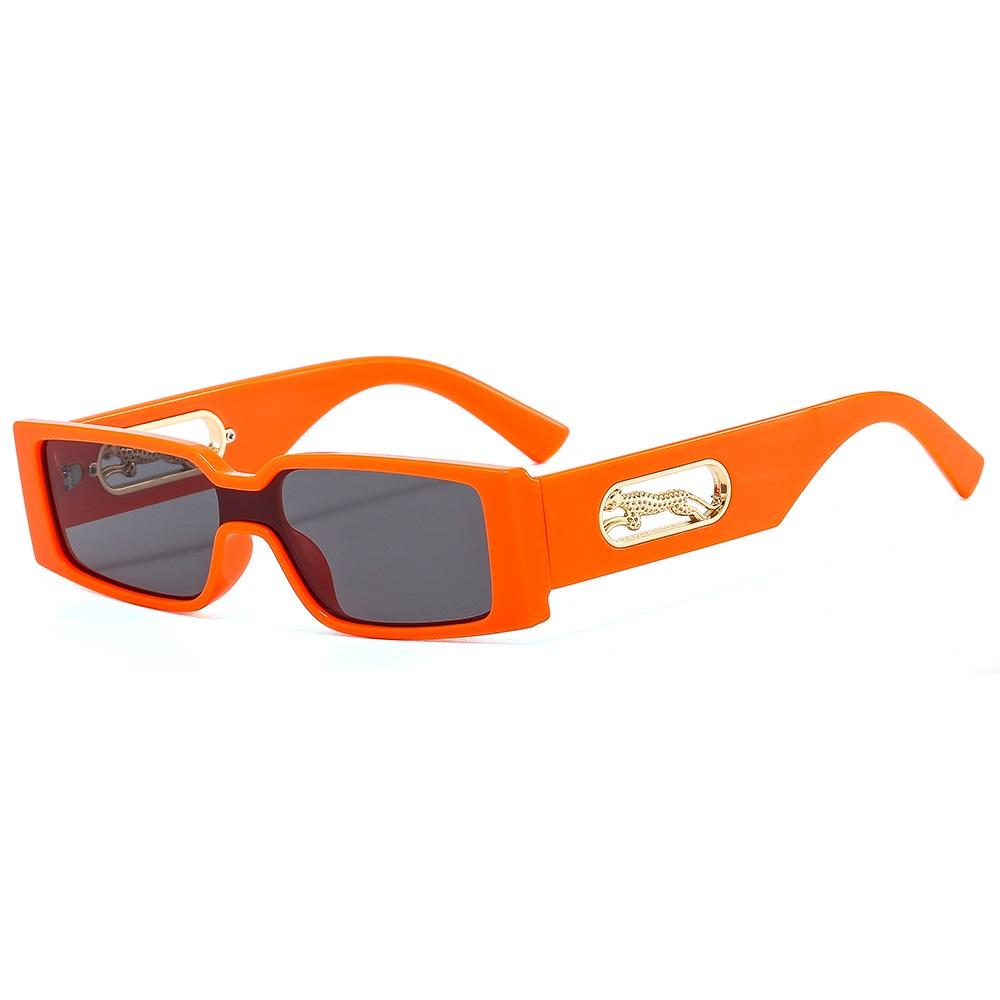 Small Rectangle Sunglasses Men Women Leopard Print UV400 Protection Retro Square Sun Glasses Travel Shades Fashion Gafas De Sol