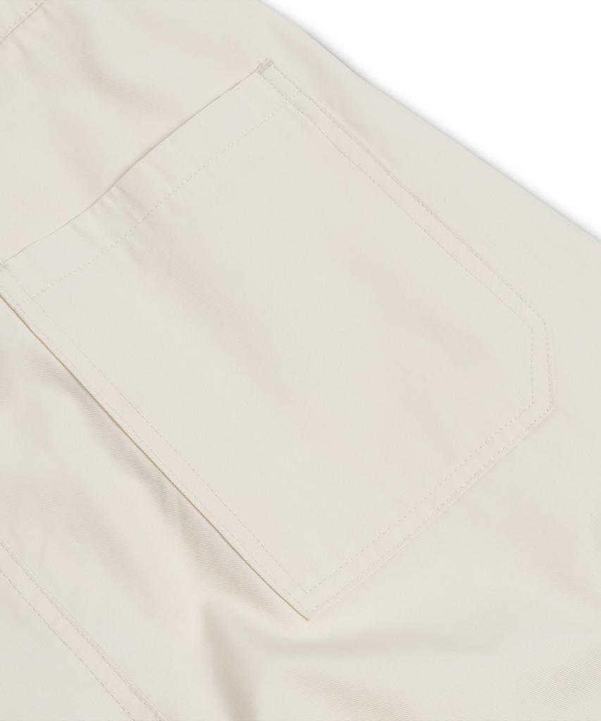MUDSALT Double-Tuck Chino Wide Pants Cream