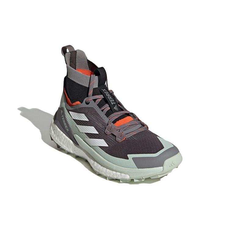 adidas Terrex Free Hiker 2 Trace Grau Kristallweiß Damen Sneakers Impact-Orange GZ0687