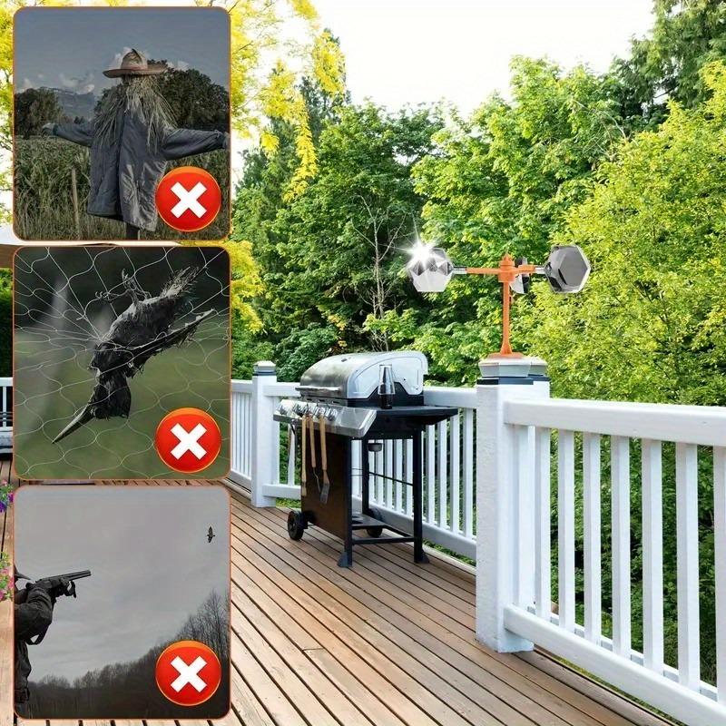 Wind Power Rotary Bird Repeller Reflective Bird Repeller Outdoor Farm Orchard Yard Pigeon Bird Repeller