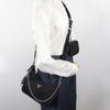 Prada Re-edition 2005 Re-nylon Shoulder Bag 1BH204 NERO Black Nylon/Safiano Women Used