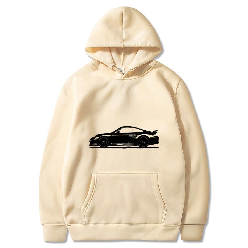 Sports Cars, Luxury Cars, Printed Autumn and Winter Hoodies, Men's and Women's Long Sleeved Streetwear, Hip-hop Warm Hoodies