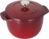 La Cocotte De GOHAN S 12cm Cherry Cast Iron Enamel Rice Cooker Pot for Waterless Cooking, Made In France Z1033-304