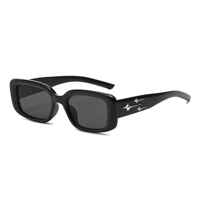 Comfortabel Duurzaam Hoge Kwaliteit Stijlvol High End Edgy Punk Vierkant Vormig Meerkleurig Dames Heren Zonnebrillen