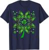 Gamer Controller Shamrock St Patricks Day Graphic Tee Soft Cotton T-Shirt Irish Gaming