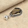 Smoky Topaz Gemstone Jewelry Handmade 925 Sterling Silver Pendant For Wedding Gift
