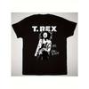 Vintage T-Rex Marc Bolan Retro Band Grafisch T-shirt - Zwaar 70s/80s Stijl T-shirt met Marc Bolan Handtekening en T-Rex Print, Unisex Maten