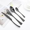Dinnerware Set Teaspoon Fork Silverware Creative Flatware Mirror Silver Cutlery 304 Stainless Steel Steak Knife Forks Tableware