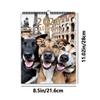 1pc 2026 Wall Calendar, Dog Travel Theme, 12 Beautiful Designs, Monthly Plans, Perfect Gift for Birthday, Christmas, New Year