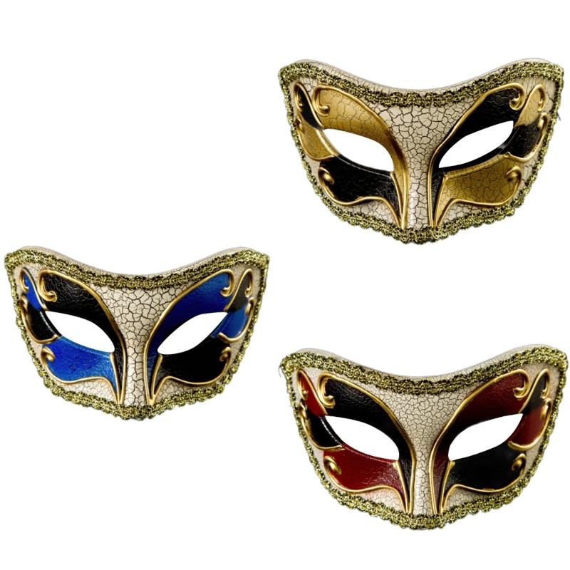 Masquerade Mask Halloween Mask Costume Decoration Half Face Mask for Women Men Halloween Masquerade Cosplay Party Proms