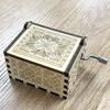 Music Box Wooden Hand-Crank Music Box New Year, Birthday, Mother's Day Gift