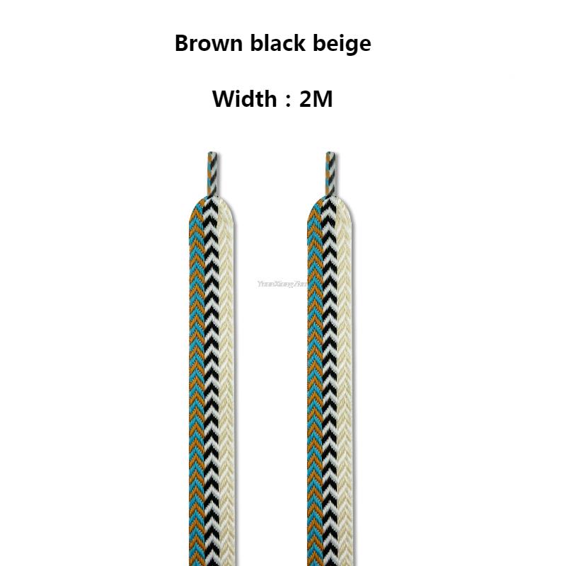 New Flat Shoelaces for Sneakers AF1 Shoe Laces Width 1.5cm/2cm/3cm Shoelace Luxury  Laces Shoes 120/140/160cm Strings