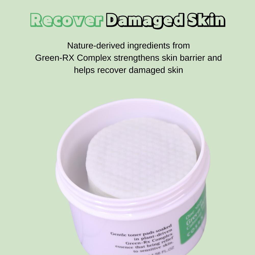 COSRX One Step Green Hero Calming Pad 70 de absorbante