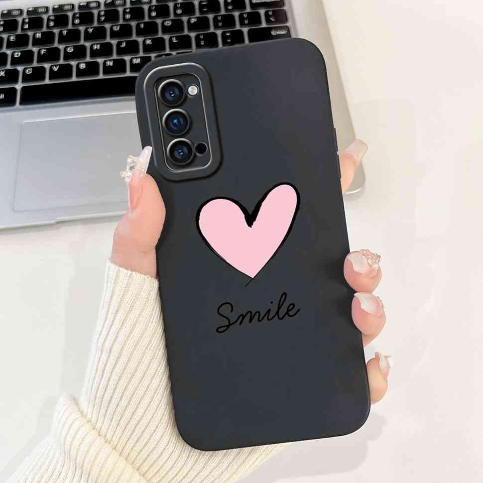 Para Capa Oppo Reno4 Pro 5G CPH2089 Capa Pintada com Arte de Luxo Para Capa de Celular Oppo Reno4 Reno 4 Pro 5G Protetor Capa Macia