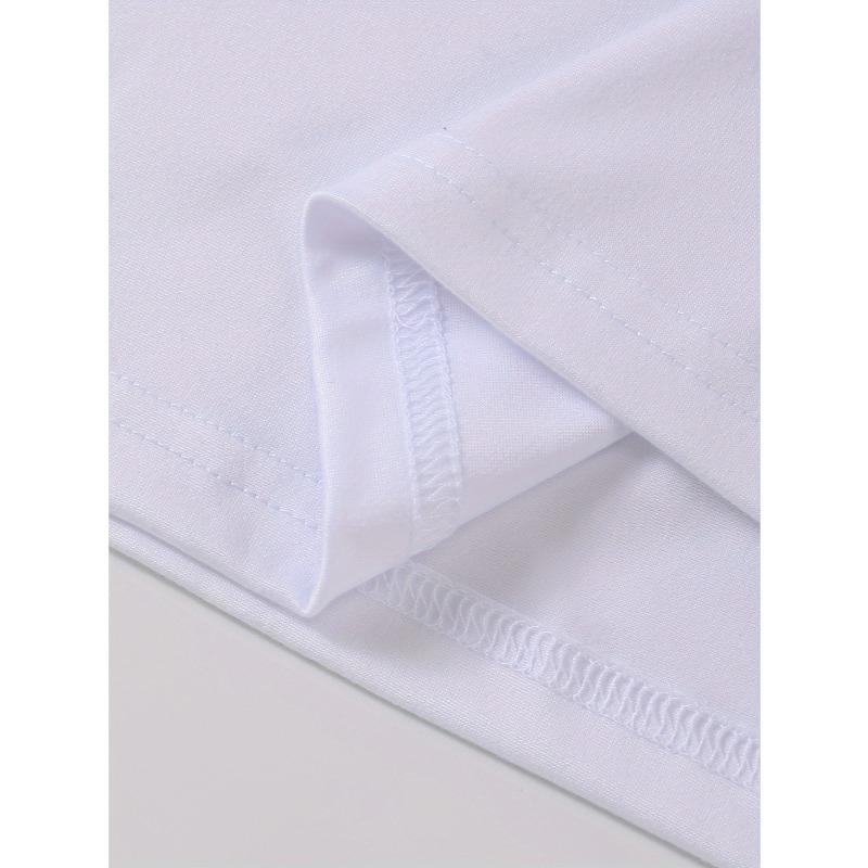 Mărimi Europene Tricou Ediție Limitată Bărbați cu Imprimeu Litere - Poliester Respirabil Tricou de Vară Potrivit pentru Îmbrăcăminte Casual Casual, Gât Rotund Mânecă Scurtă