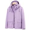 Women Jacket Waterproof 3 In 1 Winter Snow Mountain Coat Warm Fleece Windbreaker Hooded Jackets