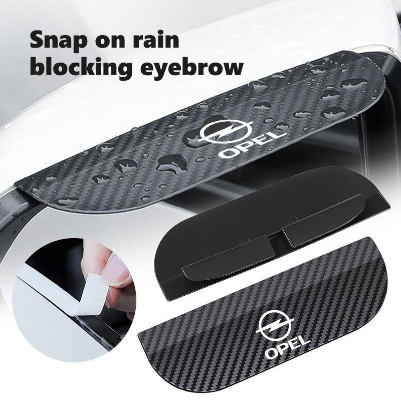2pcs Car Rear View Mirror Shield Guard Rain Eyebrow Shade Cover For Opel Insignia Astra G J F K Vectra C H Corsa C B D Omega FN6