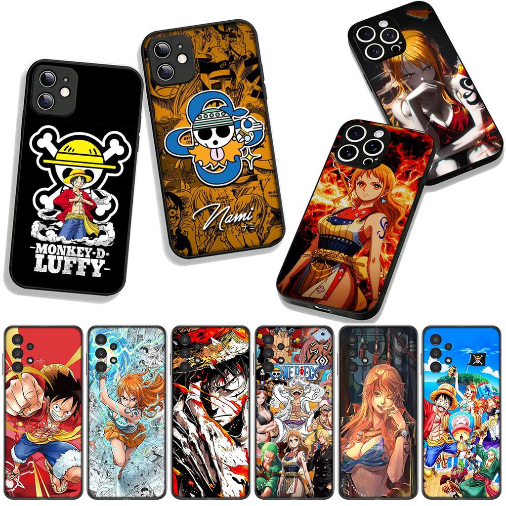 Phone Cover Poster Nami One Piece Luffy Cartoon for Apple iPhone 16 15 14 Plus 13 12 Mini 17 Pro Max + ProMax 16E Air 15+ Case