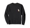 Rücken und Brust winkende Katze uneinladende Katze lustig vs. Katze. Süß, Liebhaber, Sweatshirt.