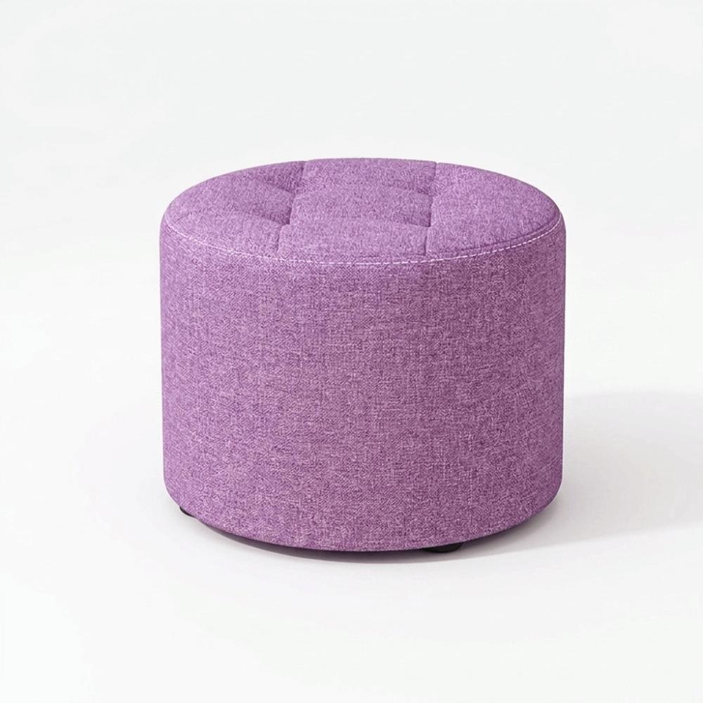 Soft Sitting Pier Round Footrest Space Saving Foot Stool Entryway