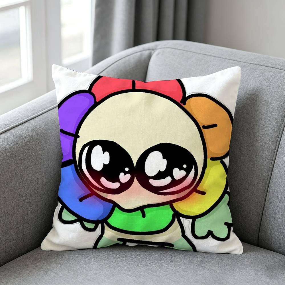 Cute AnimeDdandys WorldSs Pillow cover Soft Microfiber Pillowcase Home Sofa Decor Surprise Decorative printed