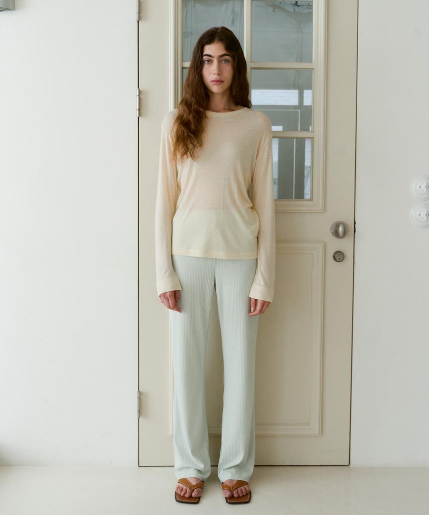 38COMEONCOMMON Rib Knit Pants (Mint)