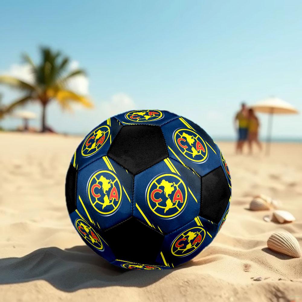 1 Stück Club America Fußball Größe 5 Hallenfußball Mode Bunt Hinterhofspiel - Großartig für Sportfans Geschenk HE17