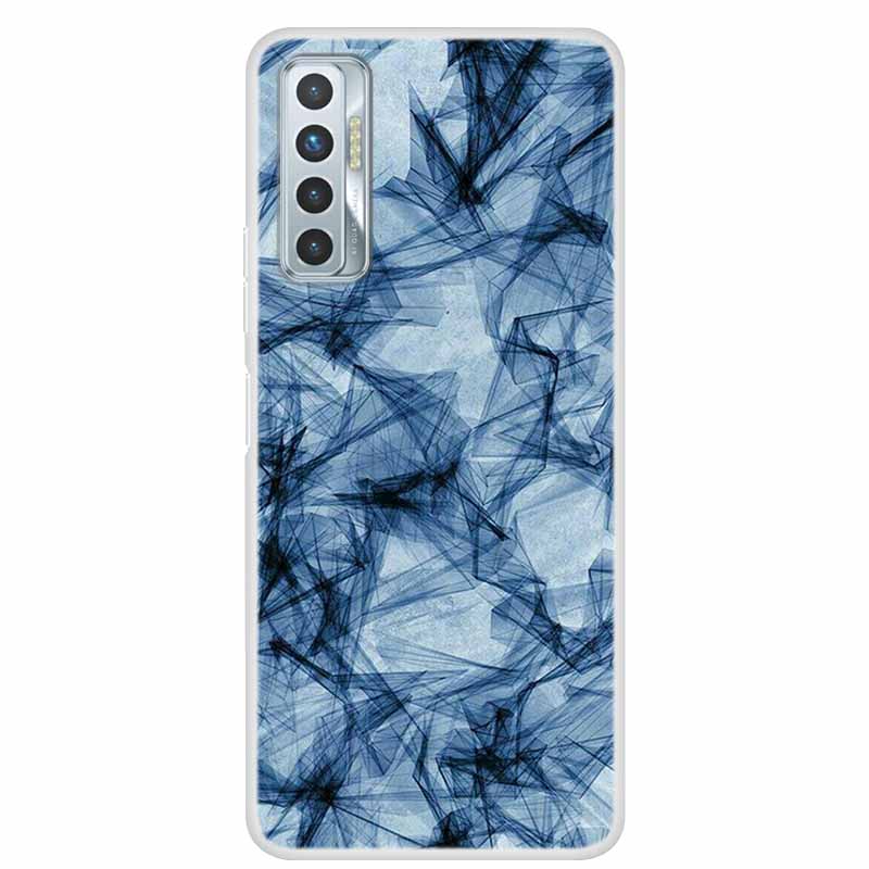 Für Tecno Camon 17P Hülle Luxus Silikon TPU Weiche Abdeckung Handyhülle Für Tecno Camon 17 CG7 CG6 Hülle Stoßfest Marmor Funda Capa