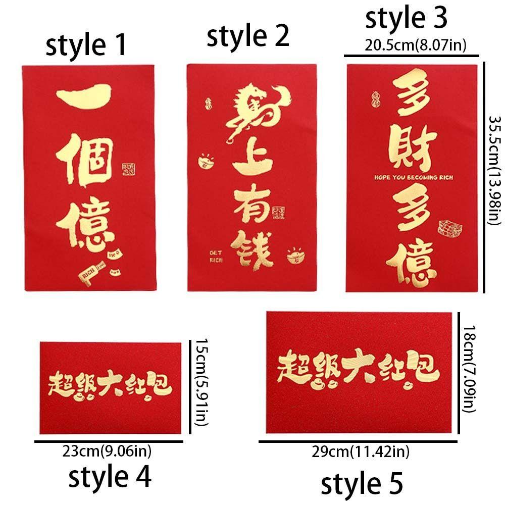 Chinese Style Year of Horse Red Envelopes Horse Theme Traditional Bronzing 2026 Lucky Red Bag Paper Craft Bronzing