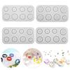 Siliconen Hars Ring Vormen met Verschillende Maten DIY Sieraden Maken Oorbellen Ketting Hangers Kattenoren Cirkel Ruit Boog Vormen DIY Huisdecoratie