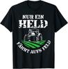 Vintagejust A Hero'S Drive The Field Farmer Vintage Farmers Premium Unisex T-Shirt