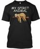 Luiaard Totemdier Grappig T-shirt Gemaakt in de VS Maat S tot 5XL