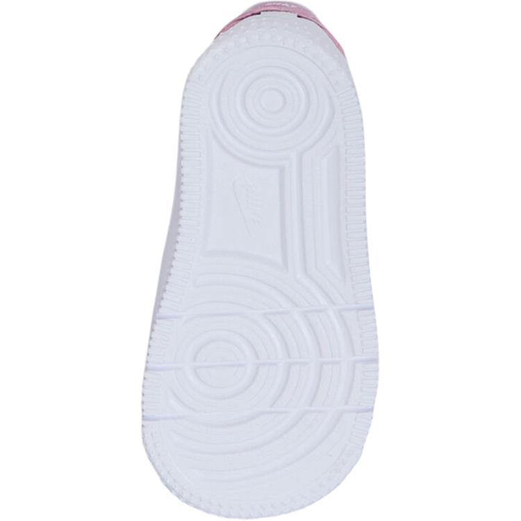 Nike Air Force 1 Low top Toddler Shoes White Pink Infant And Toddler IO7402-103