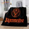 3D Německá Jägermeister Los Měkká flanelová deka na postele Ložnici Pohovku Piknik, Přehoz na přikrytí Venkovní Volný čas Dárek