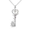 Kingdom Hearts Potreby Náhrdelník Strieborný Unisex Doplnky Šperky Darček [U-Treasure] Náhrdelník/Keyblade -Miesto Osudu- / Pre Mužov Ženy