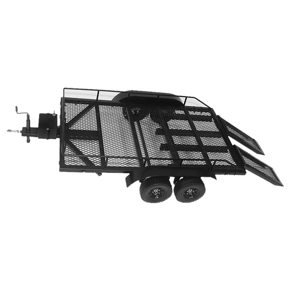 Goolsky Heavy Duty Large Trailer Cargo Transporter Metal Kit 110 Scale for TRAXXAS HSP Redcat RC4WD Tamiya Axial SCX10 D90 HPI RC Crawler Car DIY