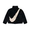 Jaqueta Feminina Oversized com Logo Swoosh Preta DO3792-010