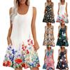 Women's Casual Sundress With Pockets Summer Boho Beach Dress Holiday For Women Tank Dresses