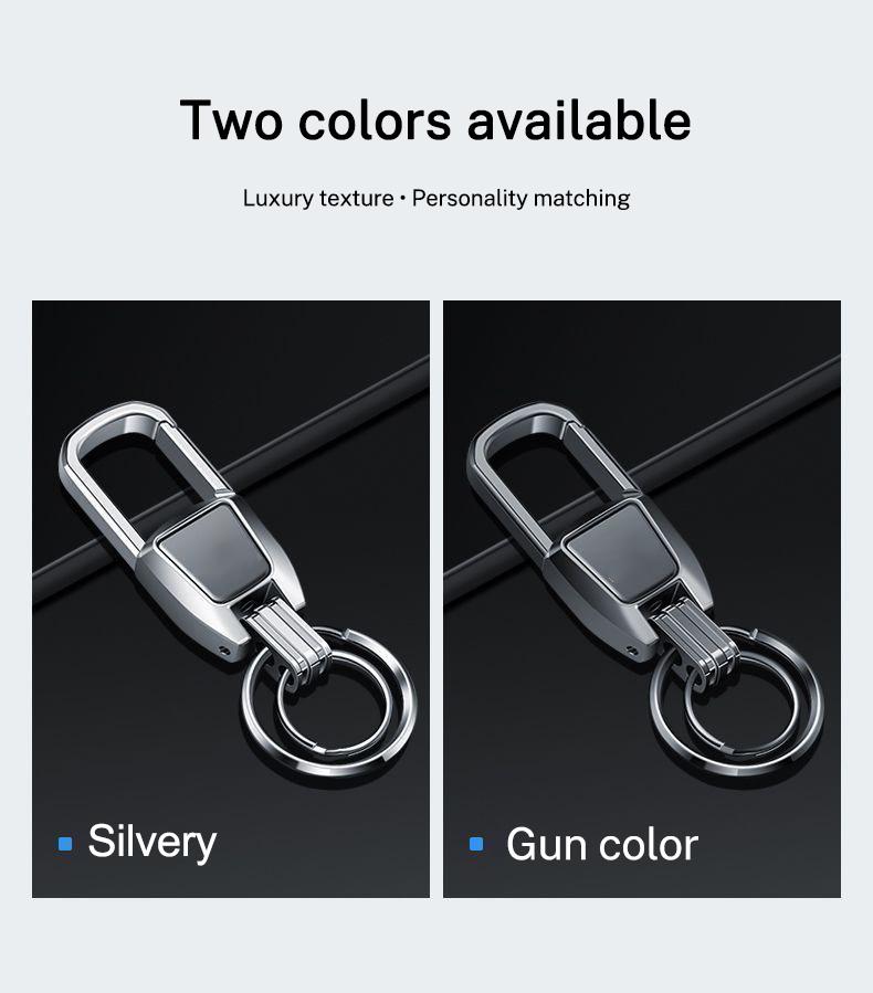 MBLH7 Alloy Metal Car Accessories Emblem Key Chain Ring For Skoda Fabia Superb Yeti Octavia Enyaq Rapid Kodiaq Kamiq Karoq Scala A7