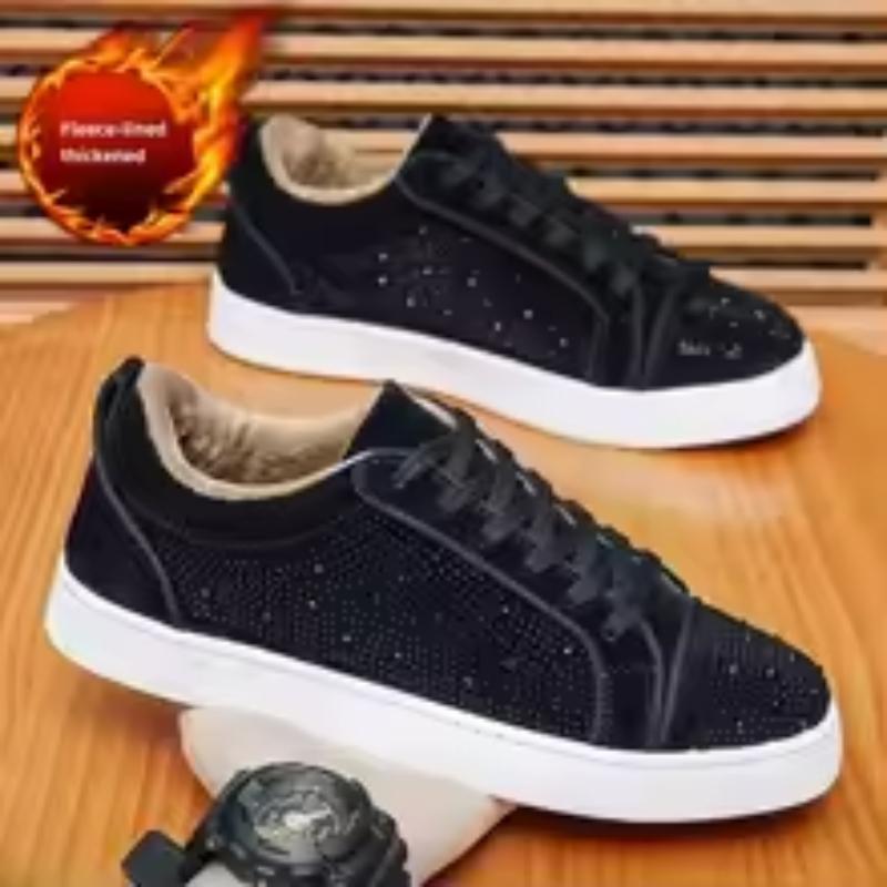 Herren Strass Freizeitschuhe, Soziale Jugend Board Schuhe, Modische und Trendige Sportschuhe, Nische Hongkong Stil Jugend Herrenschuhe