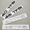 For 40 TFSI A3 A4 A5 Q3 Q5 45 TFSI A4 A5 A6 A7 Q5 Q7 Q8 Exterior Accessories ABS Car Letters Rear Trunk Badge Emblem Decals