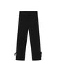 THREE TO EIGHTY Fold String Shirring Pants Black
