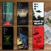 The X Files I Want To Believe Soft Phone Case for Samsung Galaxy S26 S25 Edge S24 Ultra S23 Plus S22 S21 FE S20 Black Cover Back