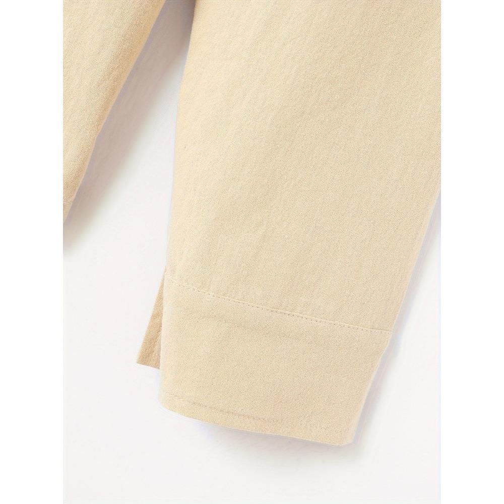 Men's Buttoned Long Sleeved Cotton Casual Shirt