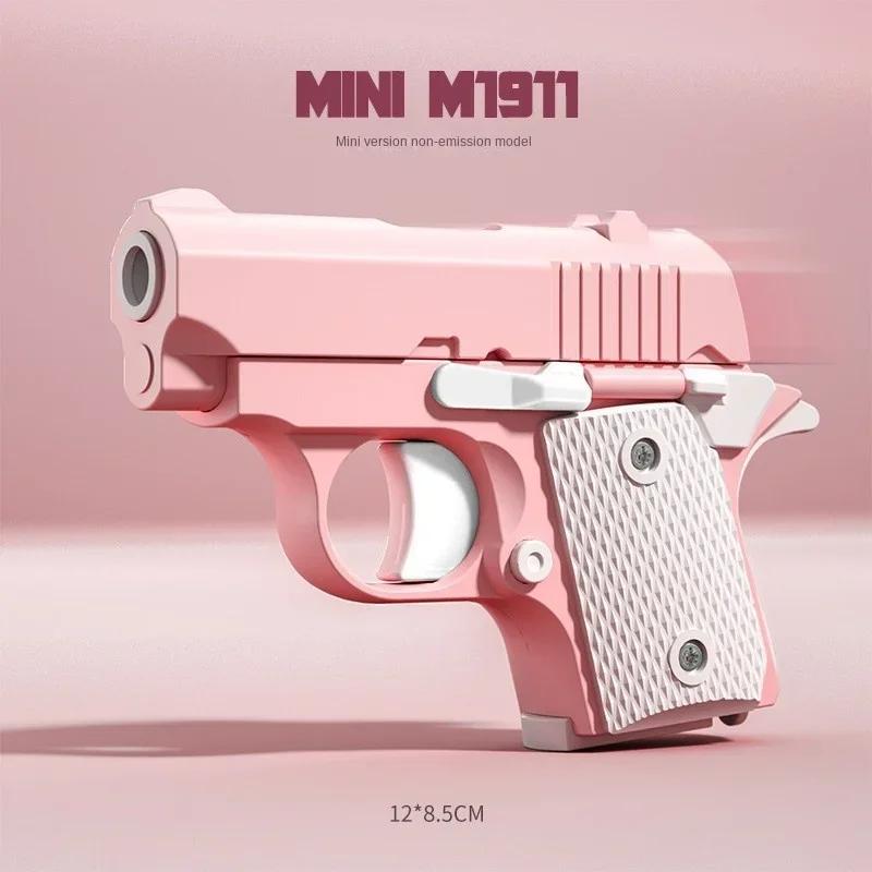 Non-Toxic Children'S Toy Guns Model 3D Mini 1911 Gravity Printing Fidget Toy For Kids Adults Stress Relief Toy Children Decompression Gift