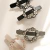 J.Lauren France Flower Donut Cubic Half Bundle Auto Hair Pin Bh0909