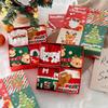 Women's Cartoon Winter Cotton Socks Gift Set - Red Mid-Calf New Year Stocking Socks