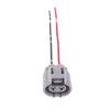 1 Stück 2-poliger Buchse/Stecker Elektronischer Lüfterstecker Auto-Steckverbinder mit Kabel 176146-6 176143-6
