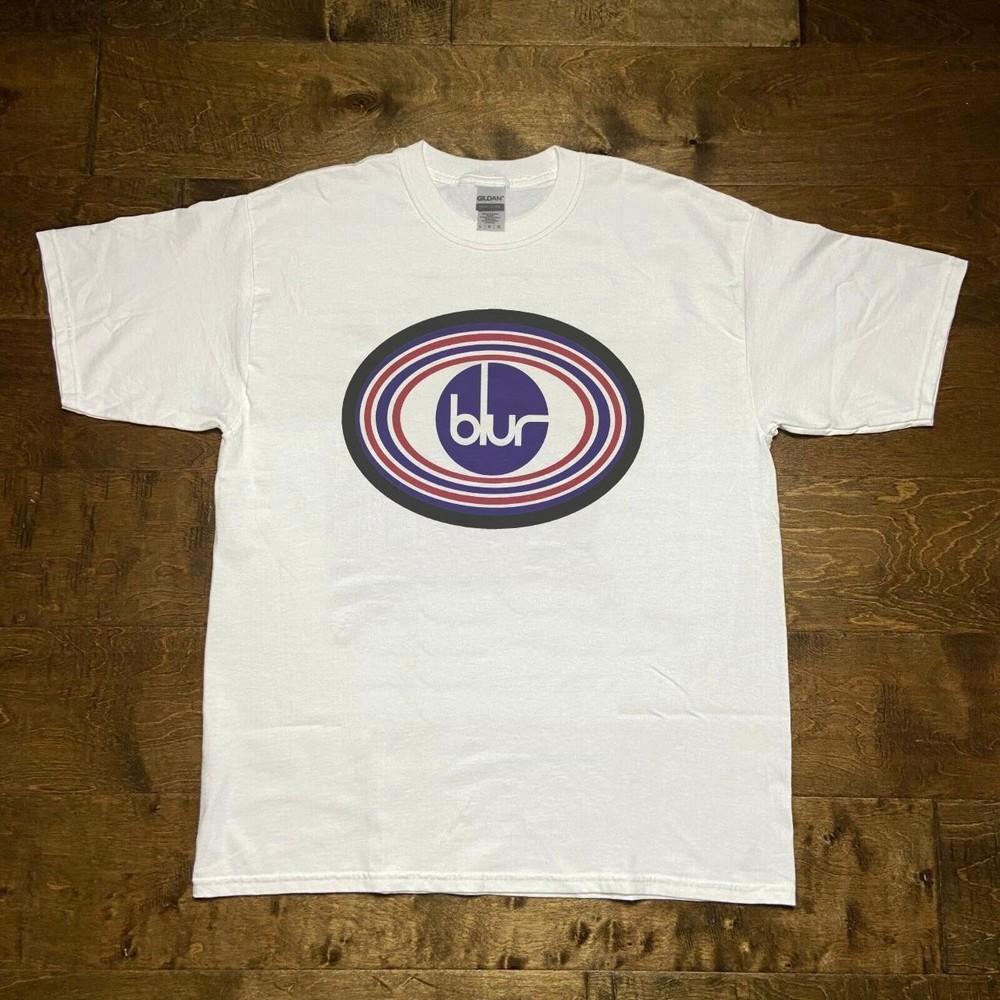 Blur Concentric Logo SHirt Shirt Unisex Concert S5XL Reprint TR493 Unisex T-Shirt