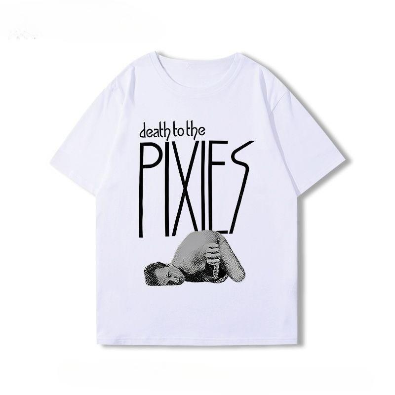 Pixies Bands Summer Casual American Rock Retro LooseFitting MultiCombination Short Sleeve TShirt for Men and Women